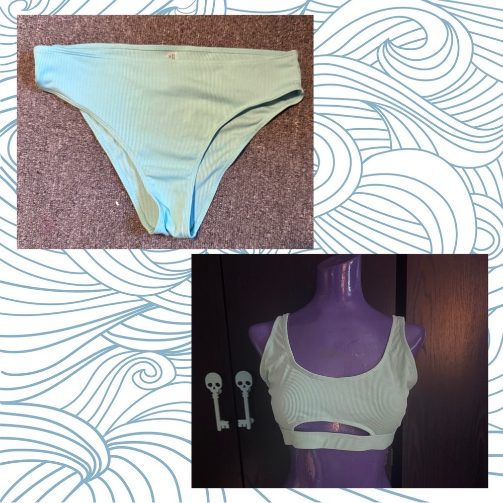 💀 Mint Green Bikini